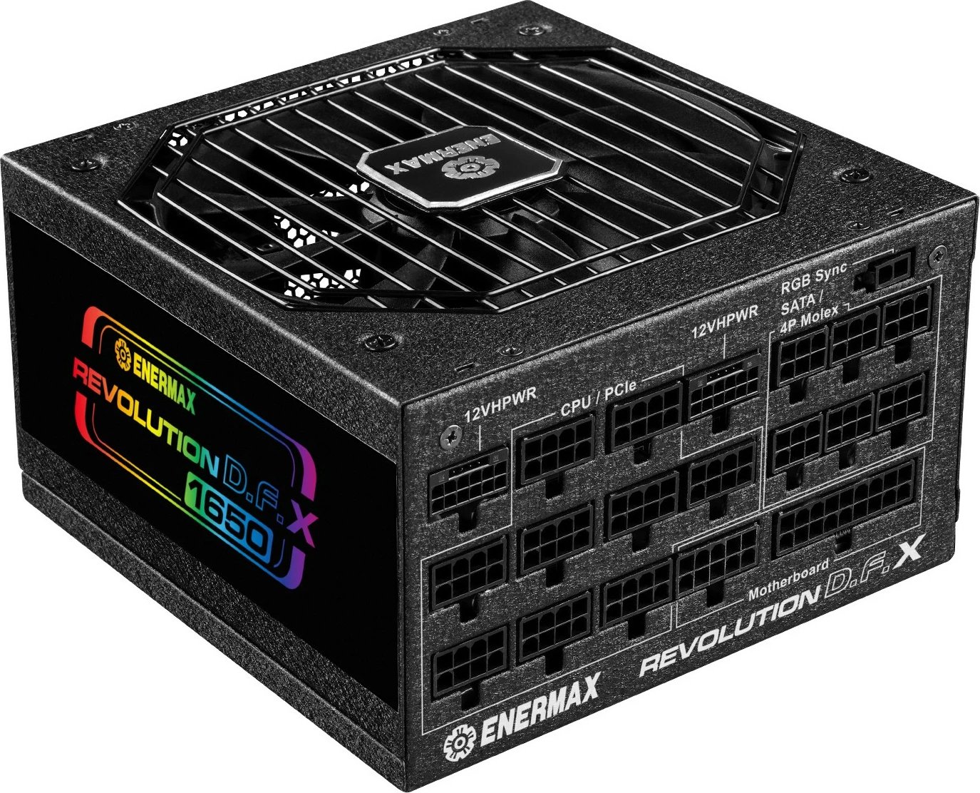 Furnizues energjie Enermax Revolution D.F.X ERT1650EWT, 1650W, 80 PLUS Gold, kabllo modulare, i zi me RGB