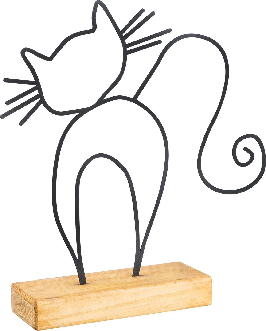 Objekt dekorativ Aberto Design, mace, e zezë