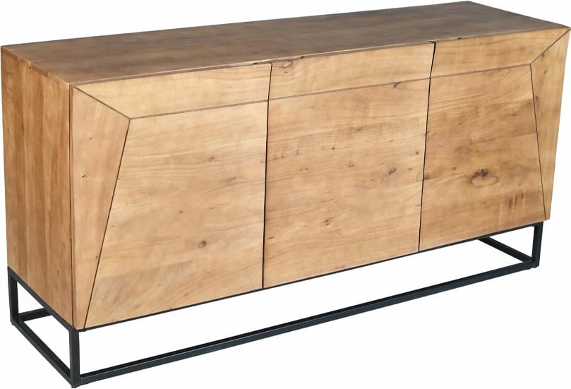 Bufe anësor Mingle, ngjyrë arre, 160x45x78