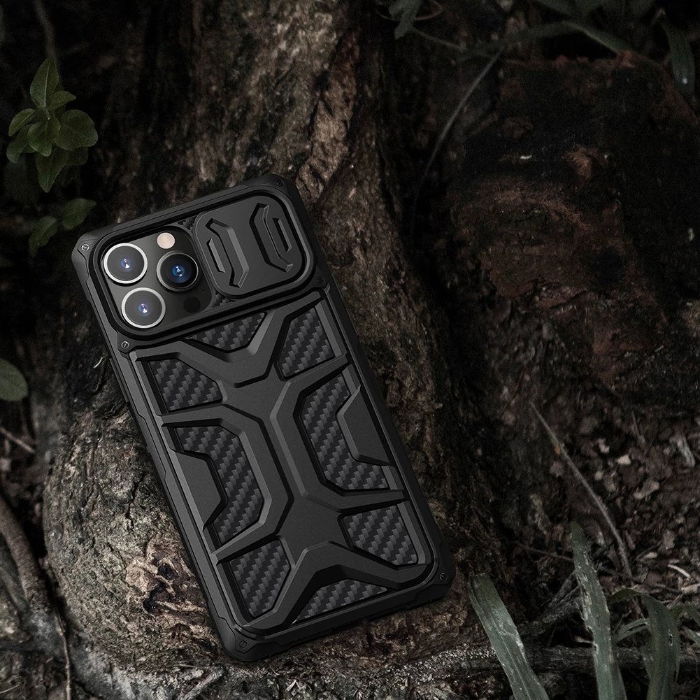 Mbështjellës Nillkin Adventurer Case për iPhone 13 Pro, me mbrojtje kamere, Kuq
