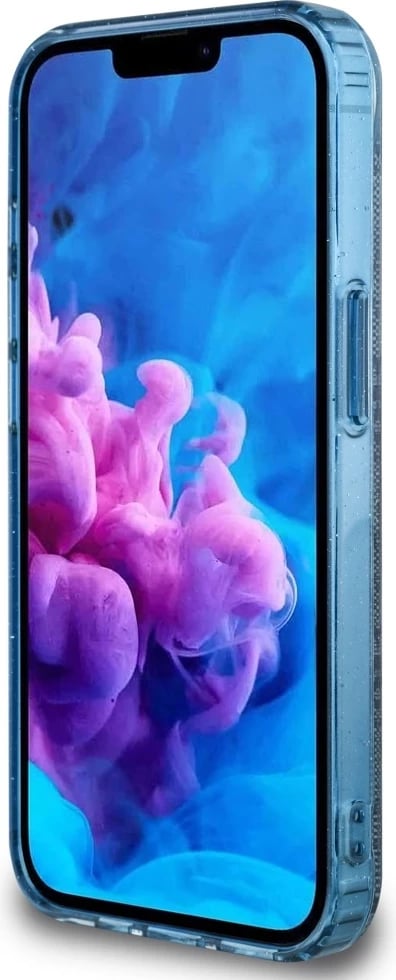 Mbështjellës Guess IML Metal Glitter 4G Circle Triangle MagSafe për iPhone 16e, Blu Mbështjellës Guess IML Metal Glitter 4G Circle Triangle MagSafe për iPhone 16e, Blu