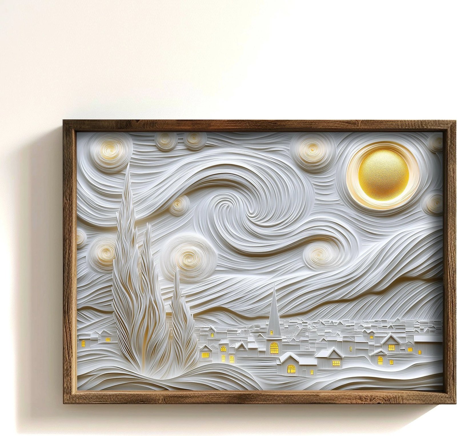 Pikturë dekorative me kornizë MDF, Wallity, TUN124-XL, shumëngjyrëshe, 50x70x3.5cm