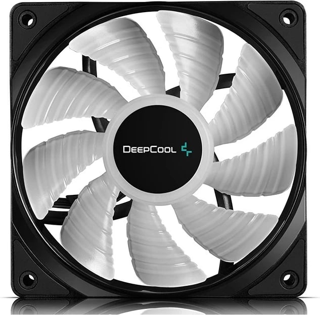 Ventilator kase DeepCool RF120-3in1, 12 cm, 3 copë, i zi, me ndriçim multi