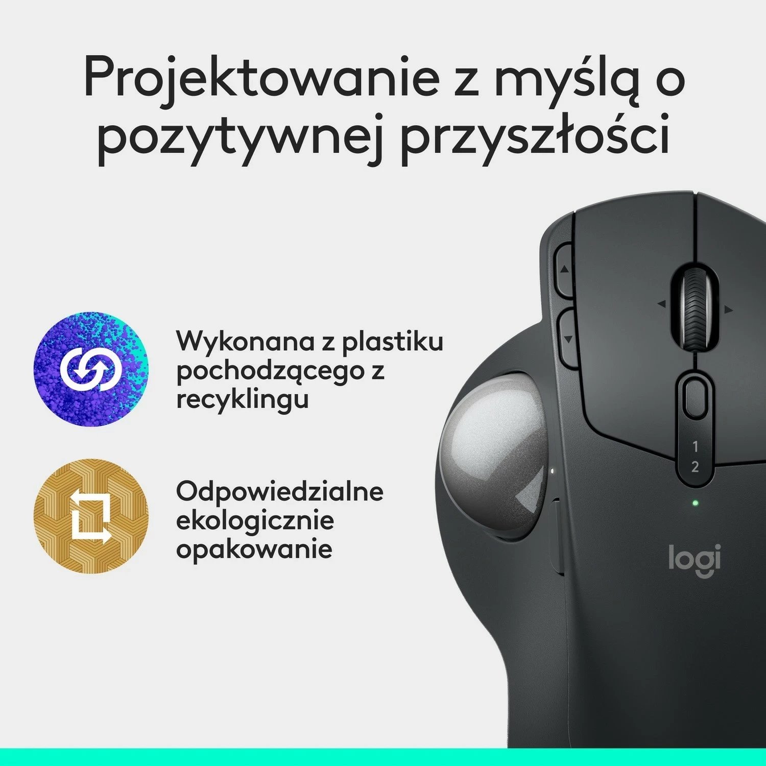 Maus ergonomik Logitech MX Ergo S, i zi