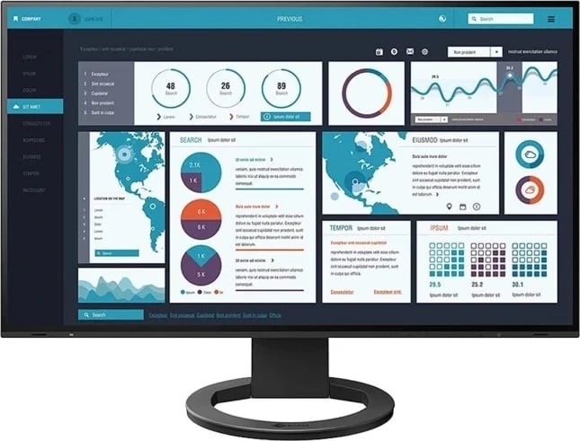 Monitor Eizo FlexScan EV2795-BK, 27", i zi   