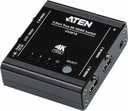 Switch HDMI ATEN VS381B, 3 porta, True 4K, i zi