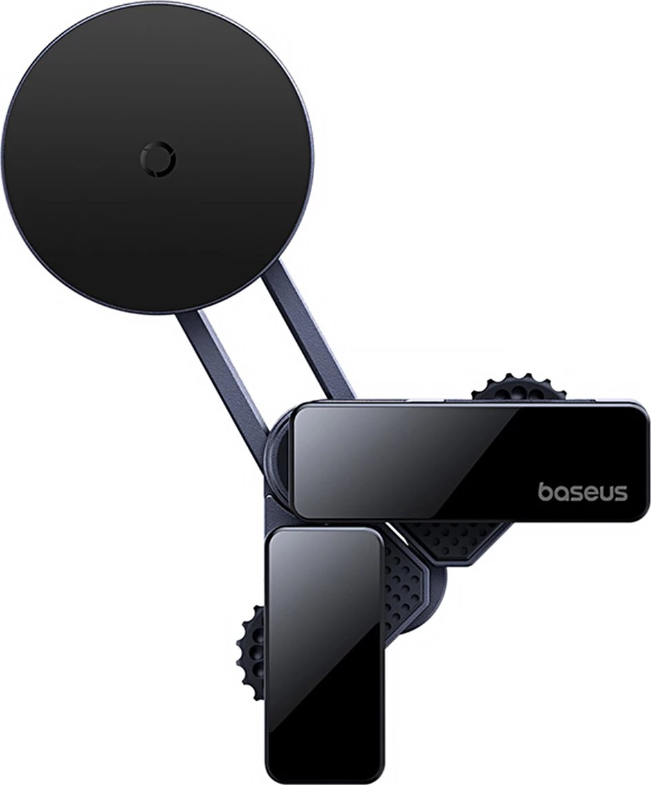 Mbajtës magnetik për celular Baseus MaxView, për ekran makine, MagSafe, Gri