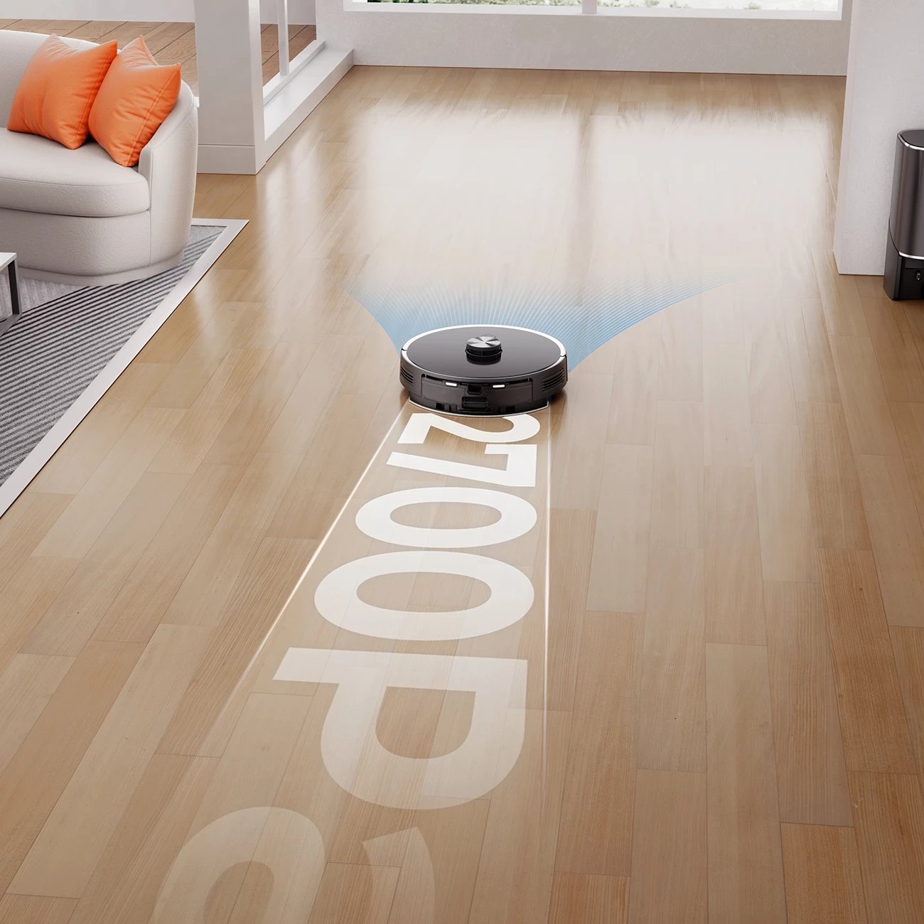 Robot pastrues UWANT U100 Lite me mop, stacion karikimi, Gri Robot pastrues UWANT U100 Lite me mop, stacion karikimi, Gri