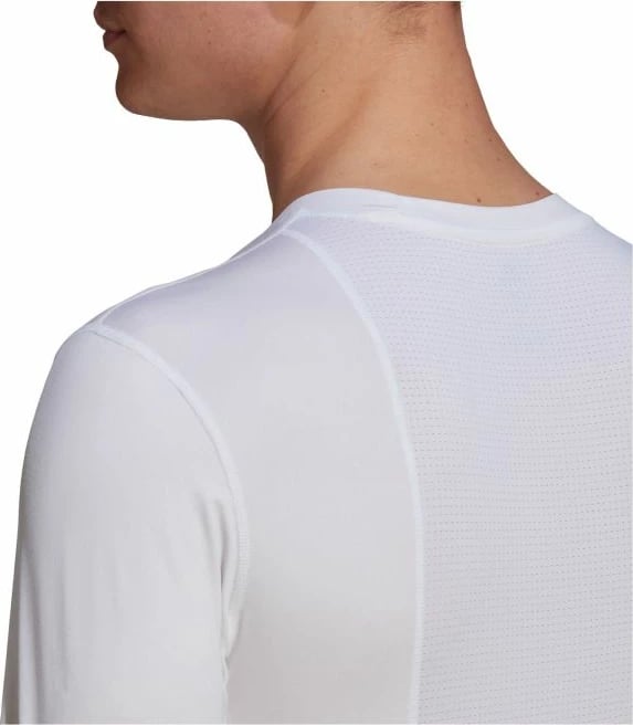 Maicë adidas TechFit për meshkuj, e bardhë