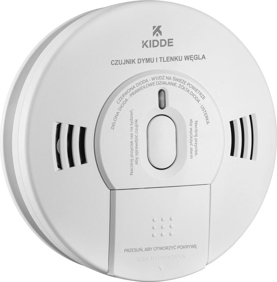 Sensor tymi dhe monoksidi karboni Kidde K10SCO, i bardhë