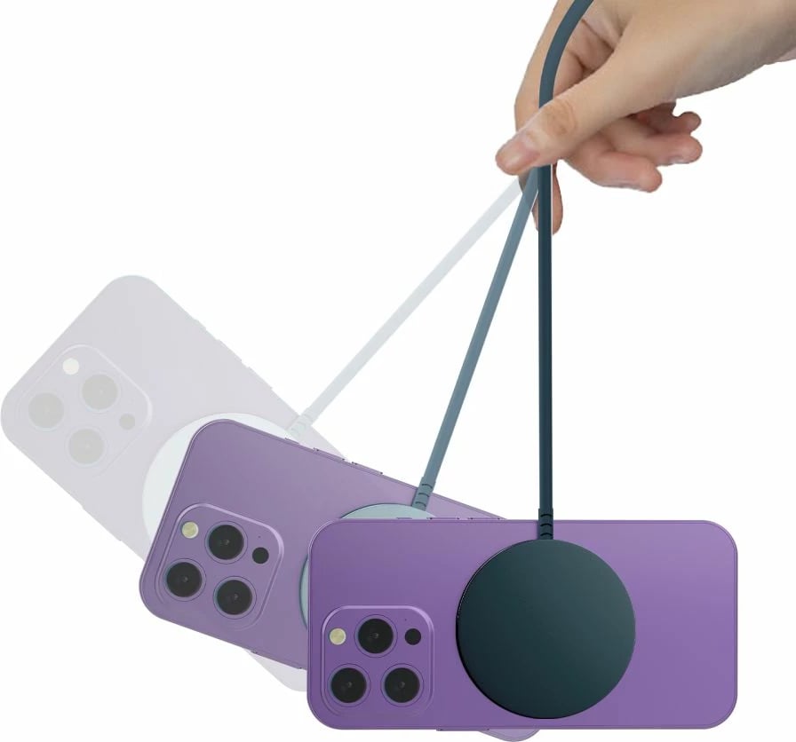 Karikues wireless magnetik Tech-Protect QI15W-A44 me MagSafe, Blu