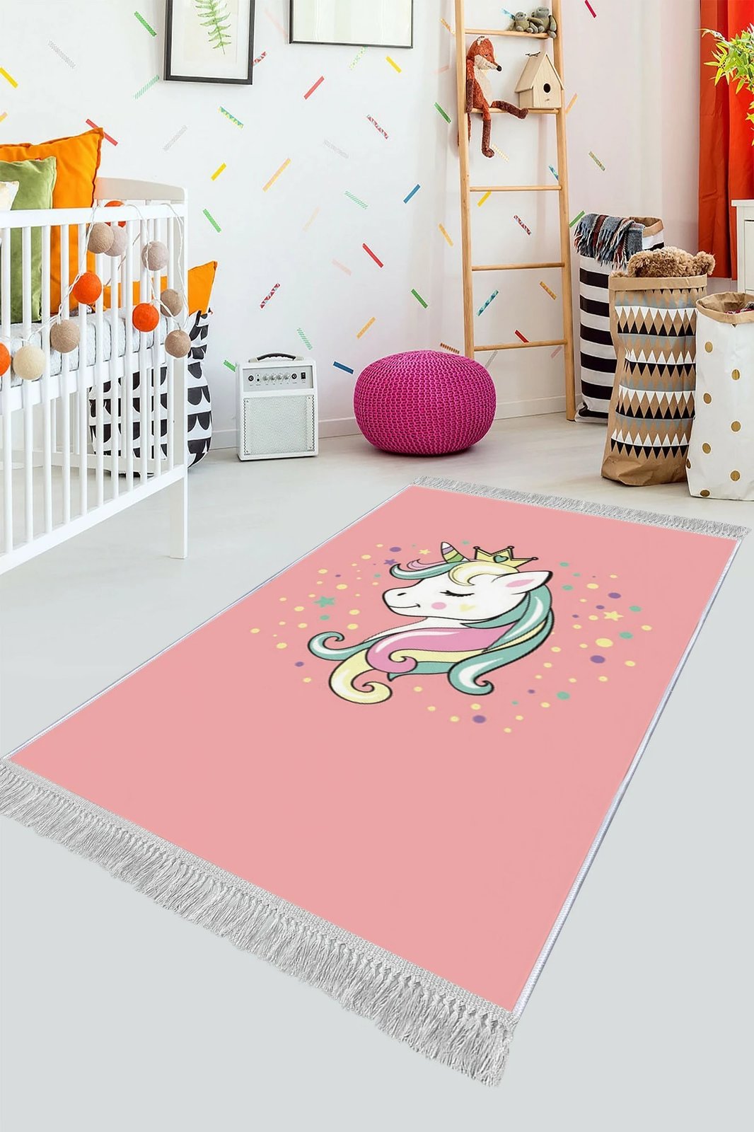 Qilim multikolor për fëmijë, Conceptum Hypnose, ELS626, 140x220cm