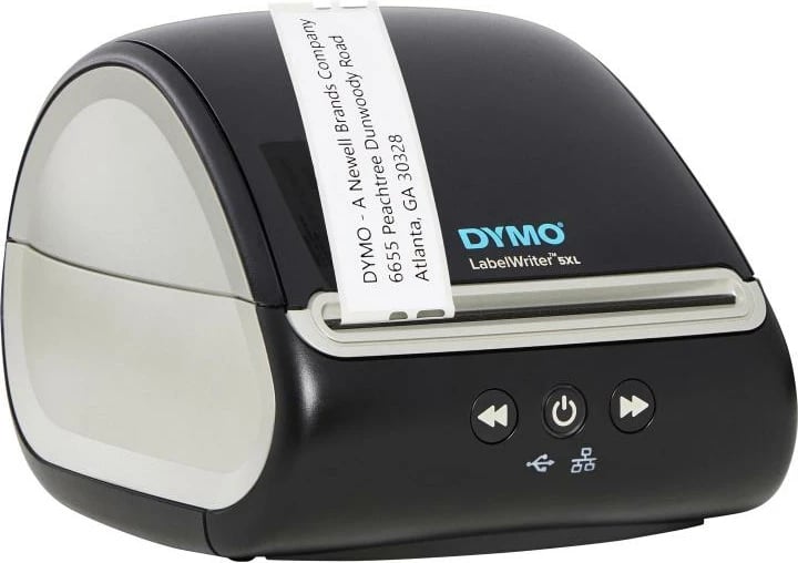 Printer etiketash, Dymo, LabelWriter 5XL 2112725, 4x6 in, 300 dpi, 53 etiketa/min, USB