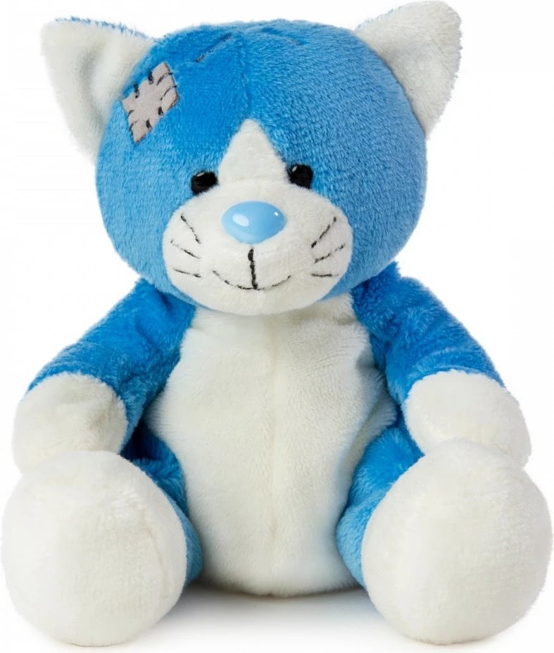Lodër pelushi My Blue Nose Friends Cat Spirit, 10 cm, blu/krem