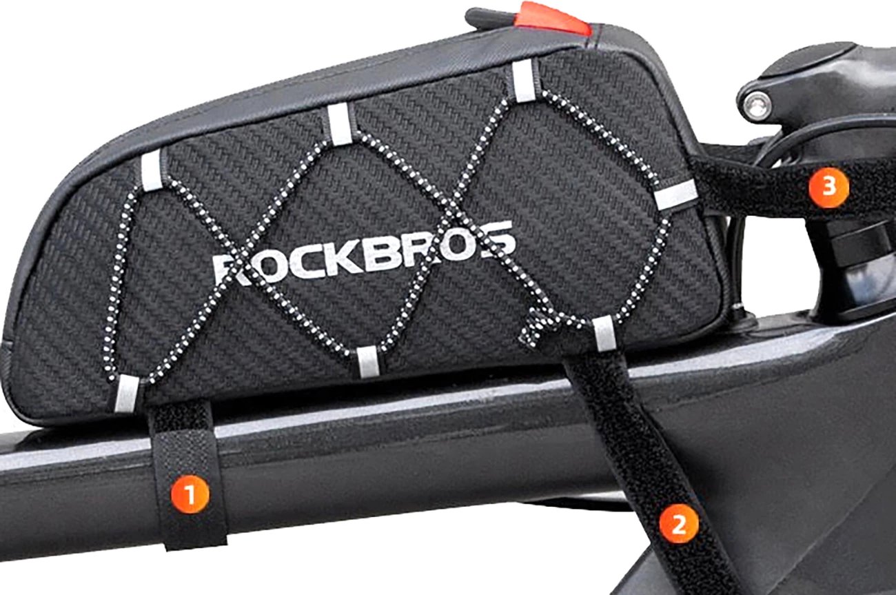 Çantë kornize për biçikletë Rockbros 039BK, 1L, e zezë