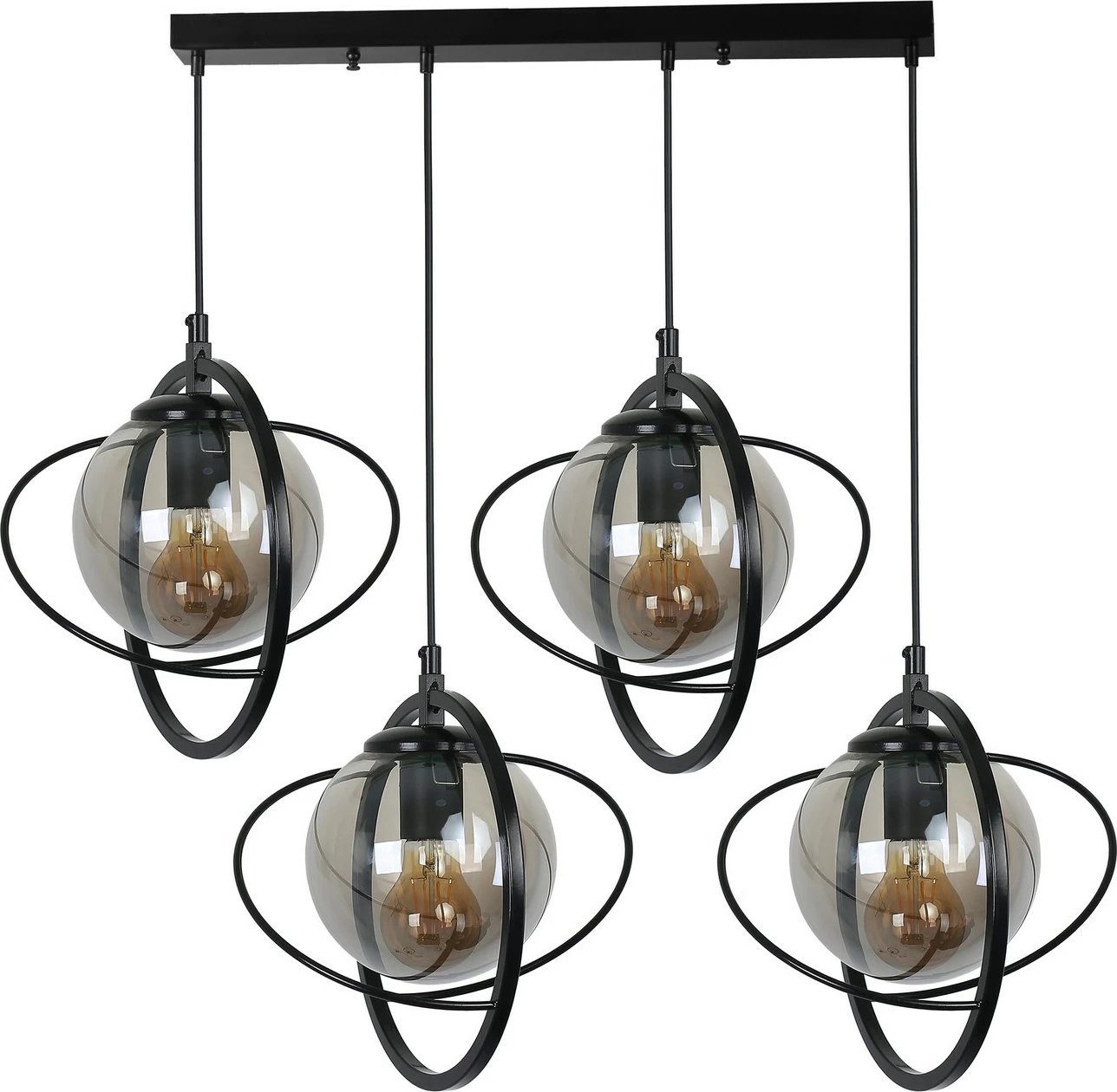 Llambadar Opviq, 8774-7, ngjyrë e zezë dhe fume