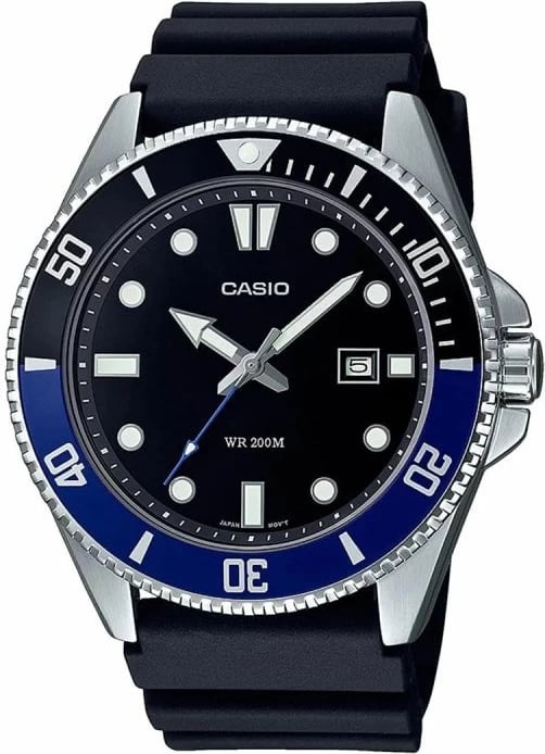 Orë dore për meshkuj Casio, e zezë