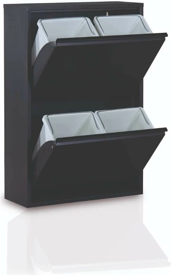 Dollap shumëpërdorimësh, ngjyrë e zezë, Skye Decor Forto 4