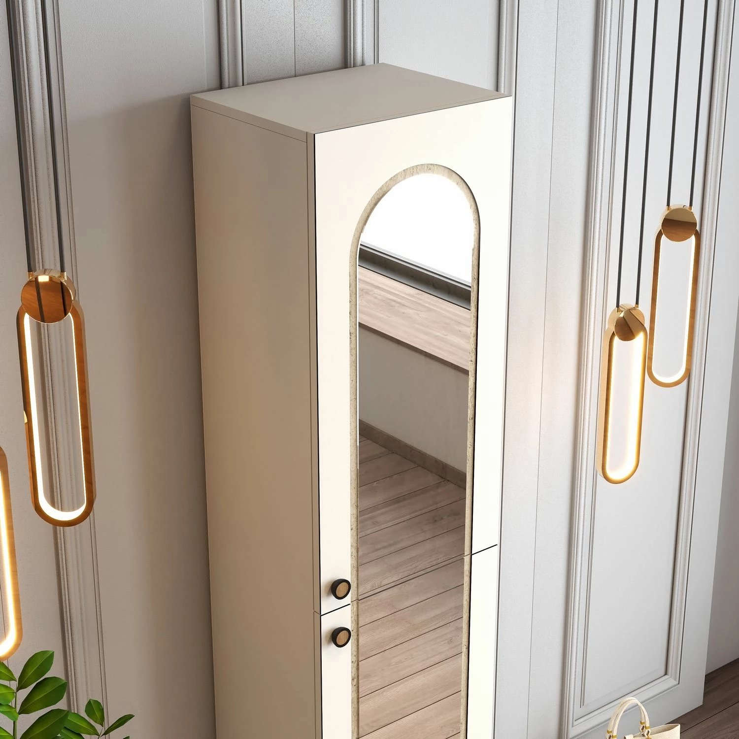 Stendë korridori Skye Decor, Palermo M, krem-travertin