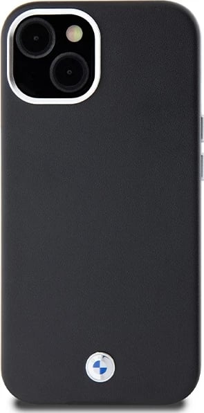 Mbështjellës BMW Signature Wrapped Metal MagSafe për iPhone 15 Plus / 14 Plus, i zi
