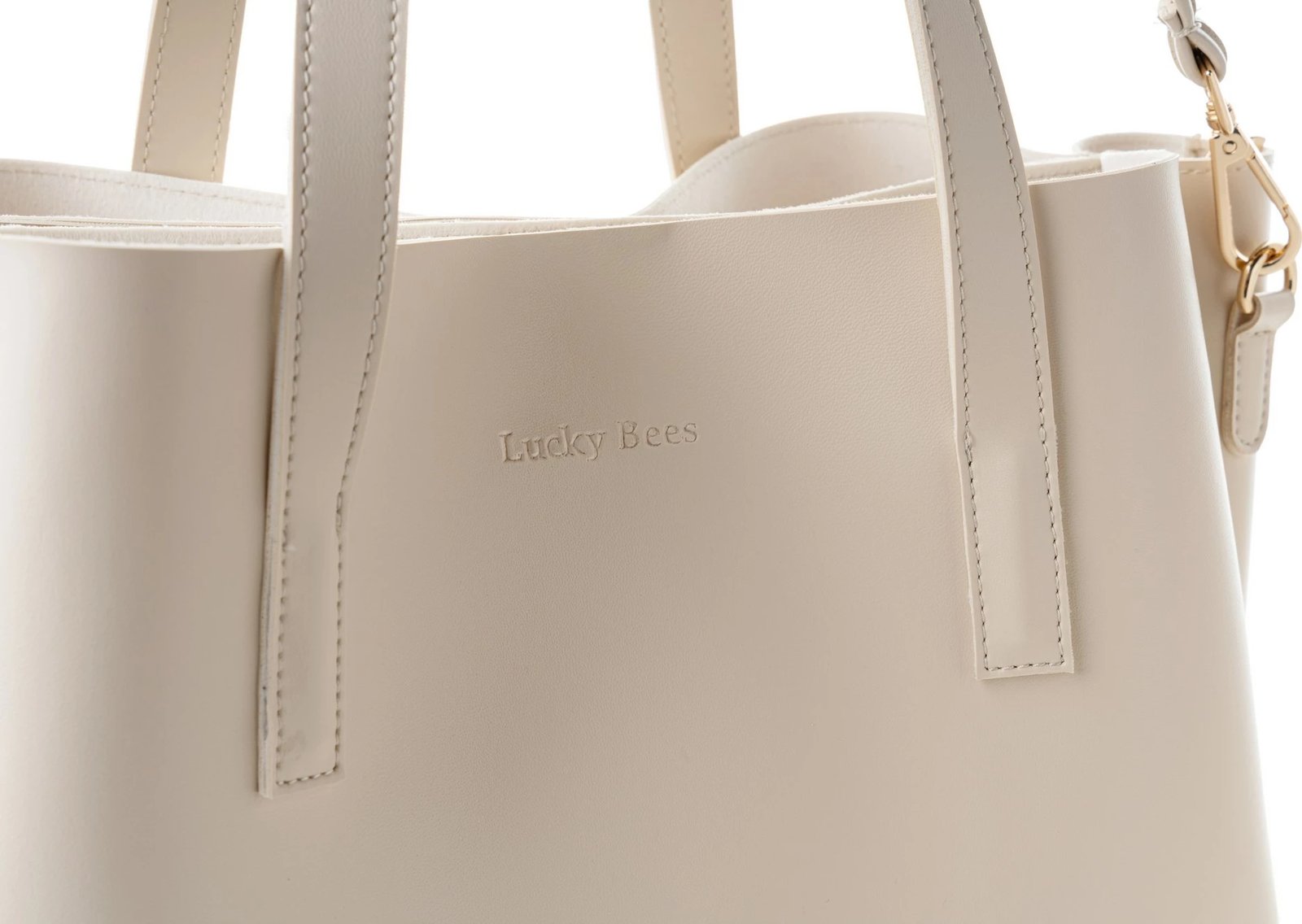 Çantë tote Lucky Bees, krem, 1257