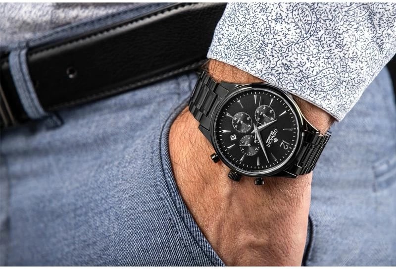 Orë dore për meshkuj Giewont, e zezë