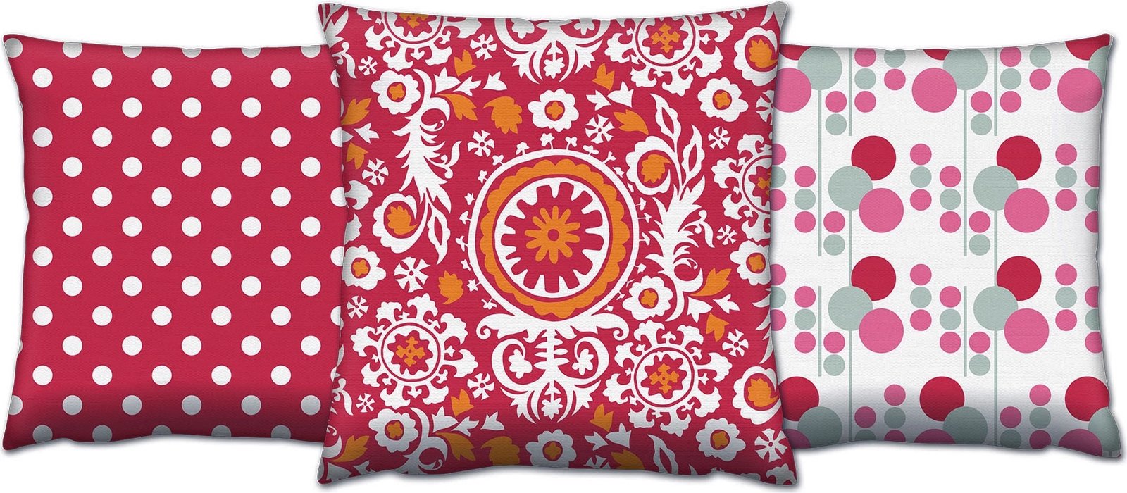 Set jastëkësh (3 copë), Evila Originals, AC-4612-4695-4701