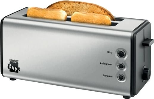 Toaster UNOLD Onyx Duplex 4 feta, 1400W, inox/zi
