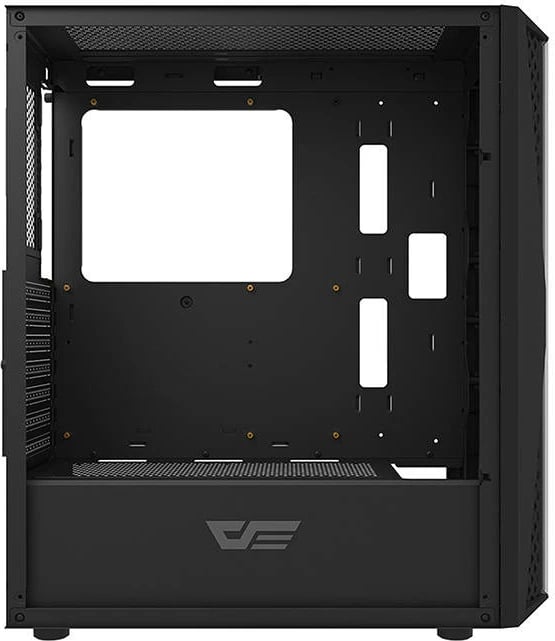 Kasë Darkflash DK352 Plus me 4 ventilatorë ARGB, Middle Tower, ATX, E zezë