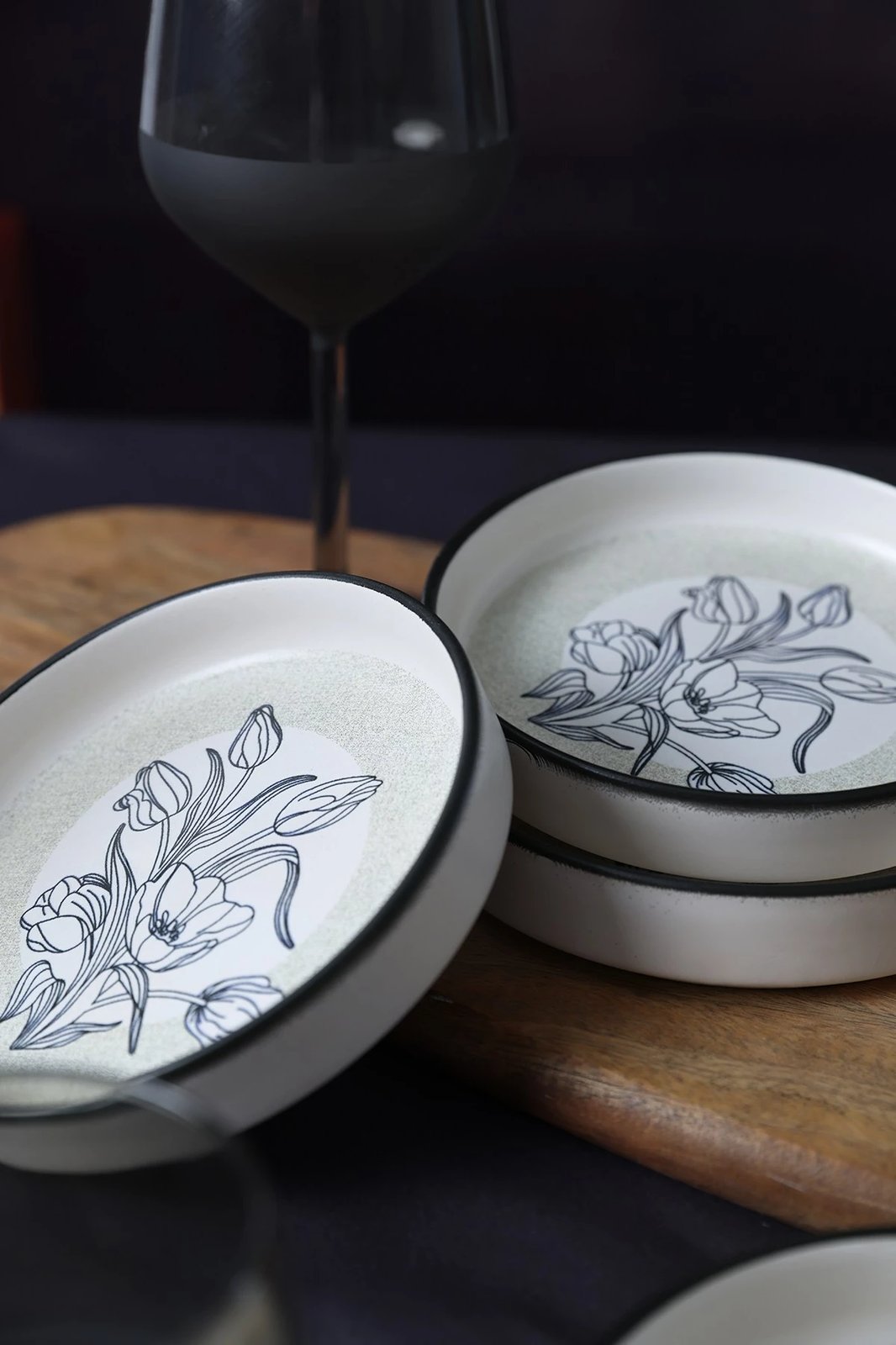 Set tasash qeramike (6 copë), Hermia Concept, X00017909