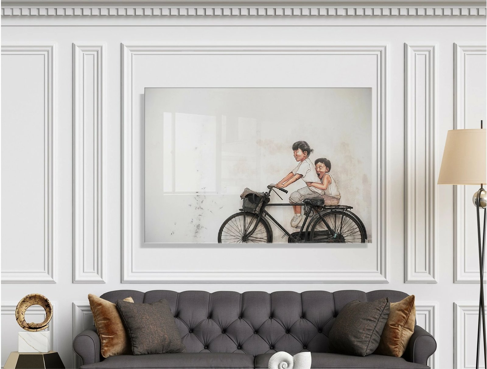 Pikturë dekorative prej xhami të temperuar, Wallity, 1875, 50x70cm