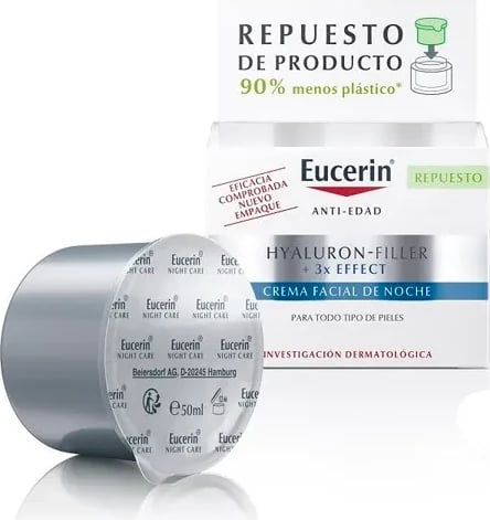 Krem nate për fytyrë Eucerin Hyaluron Filler Night Refill unisex 50ml