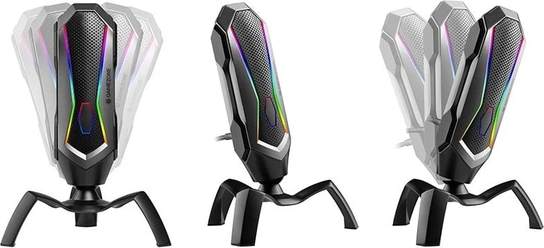 Mikrofon për gaming Tracer Spider RGB, i zi 
