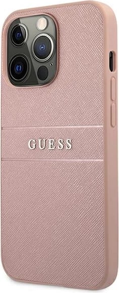 Mbështjellës Guess GUHCP13XPSASBPI për iPhone 13 Pro Max 6.7", rozë