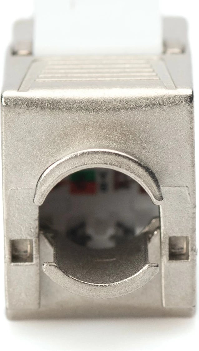 Keystone Jack Digitus Cat6a RJ45, i mbrojtur, metalik