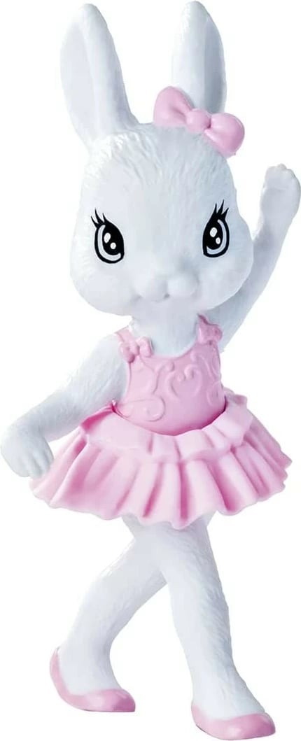 Kukull Steffi Love Dancing Ballerina me lepurush, 29 cm, rozë
