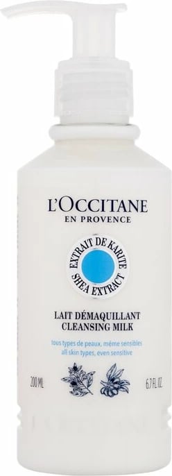 Qumësht pastrues për femra L'Occitane Shea Butter, 200ml