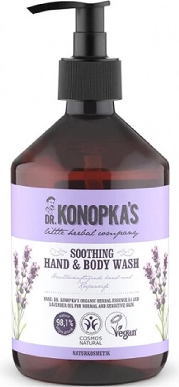 Xhel dushi për trup dhe fytyrë Dr. Konopka's Soothing, 500ml Xhel dushi për trup dhe fytyrë Dr. Konopka's Soothing, 500ml