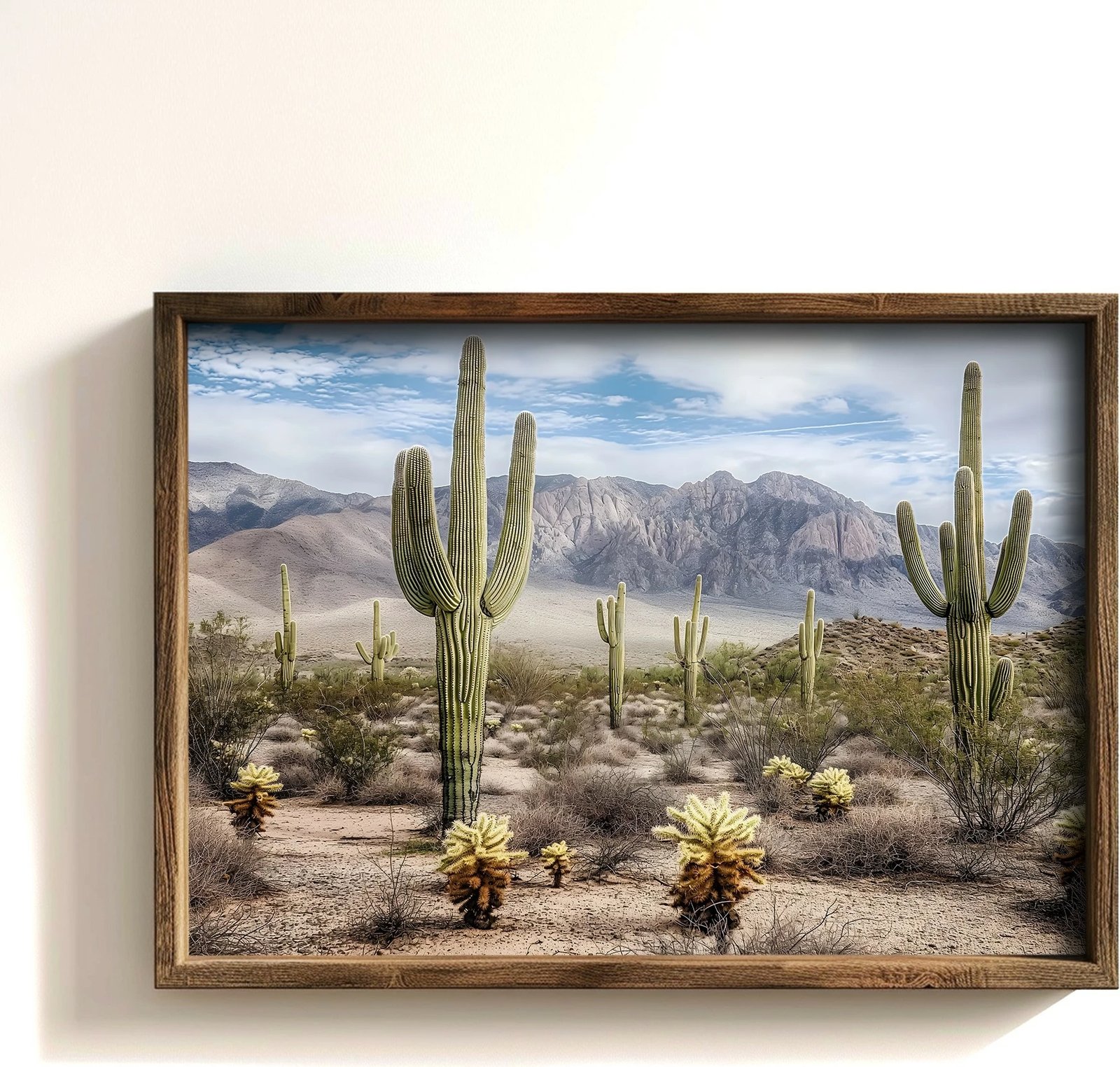 Pikturë dekorative me kornizë MDF, Wallity, GE184-L, shumëngjyrëshe