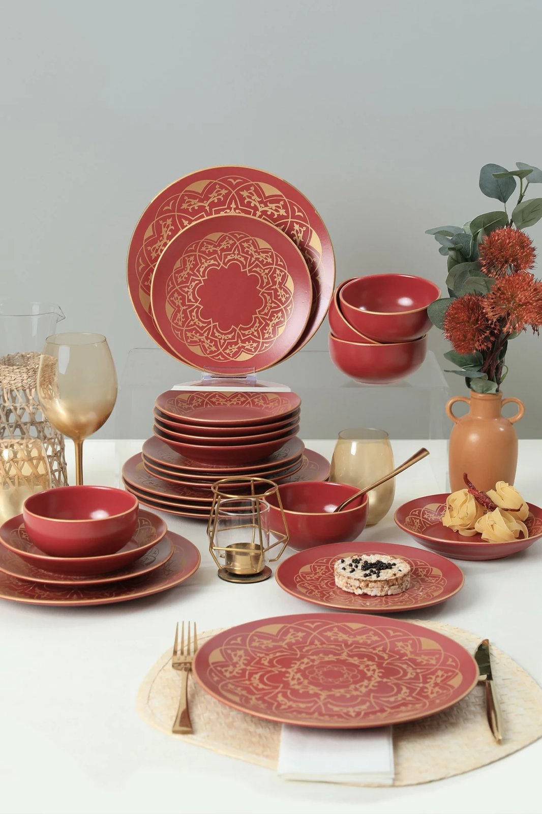 Set enësh për drekë, qeramikë, 24 copë, Hermia Concept, X0001415400000000000000000