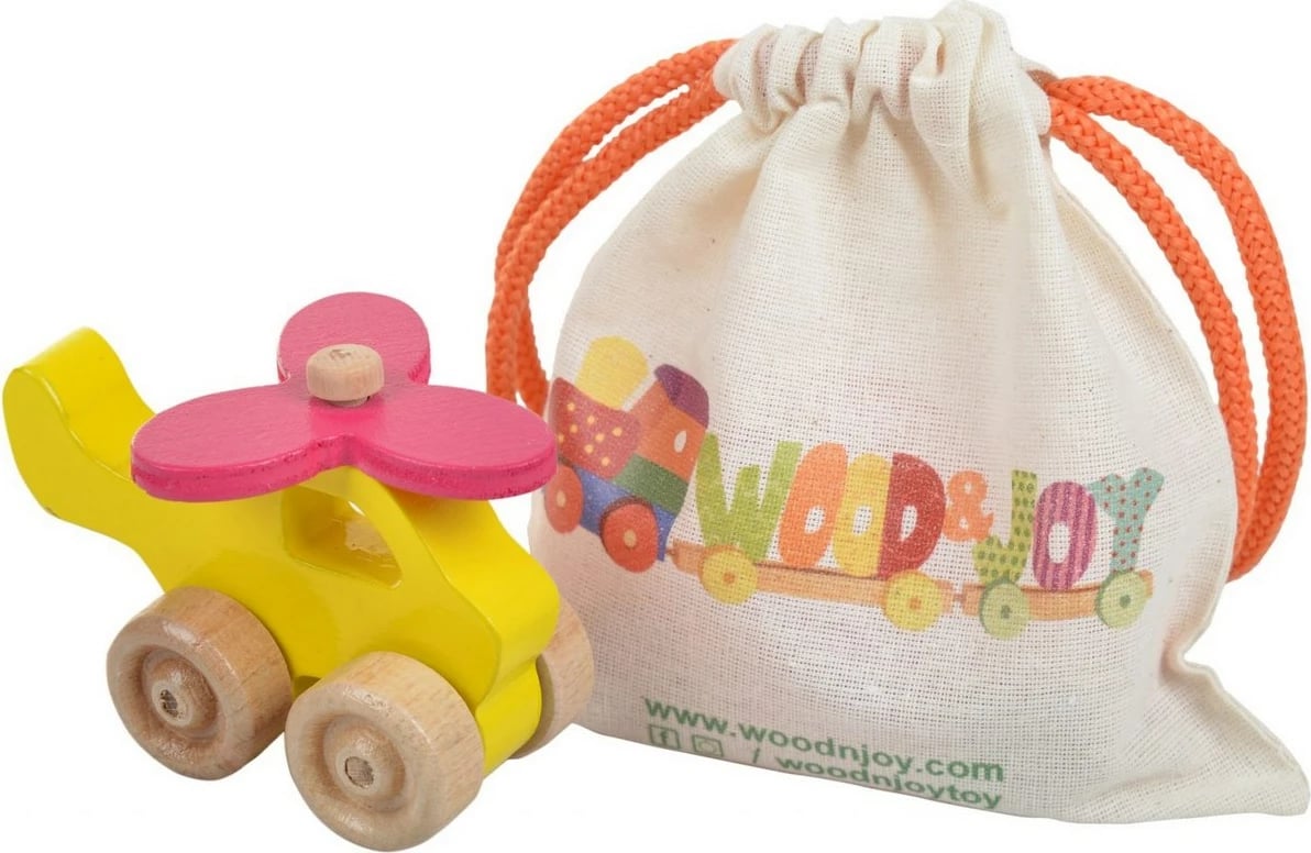 Helikopter lodër, ngjyrë e verdhë, Skye Decor, mini