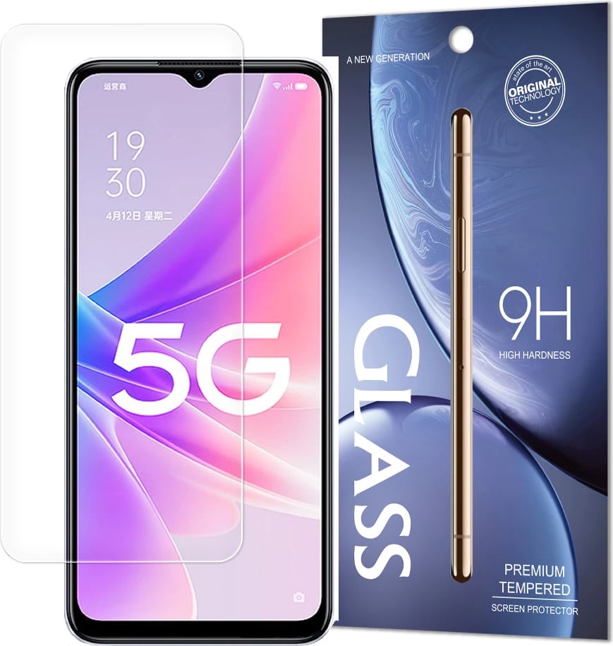 Xham i temperuar Hurtel për Oppo A77 4G / A57 4G / A57s / A57e, 9H, paketim zarf