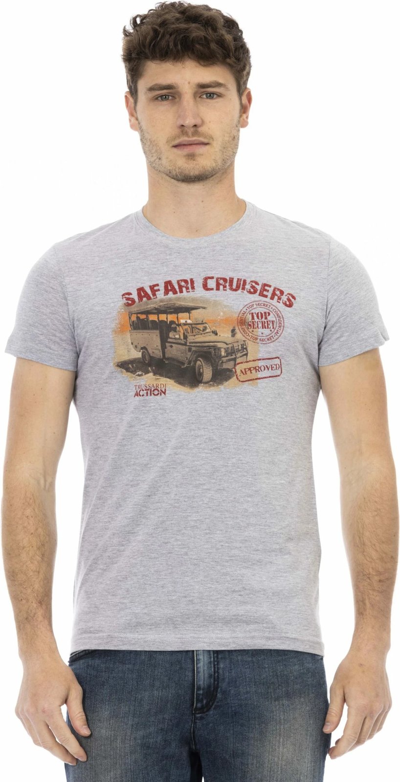 Maicë për meshkuj Trussardi Action, hiri