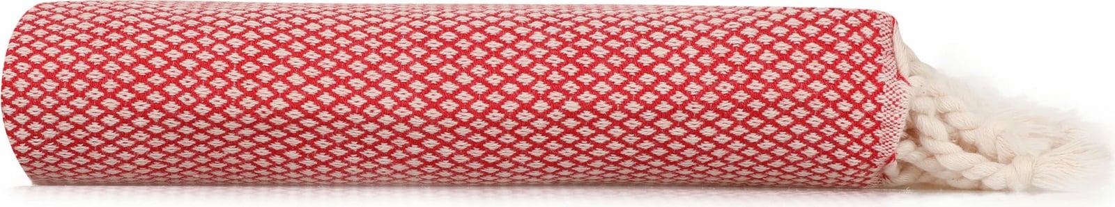 Peshqir plazhi Fouta, ngjyrë e kuqe, Mijolnir, Likya, 95x190cm