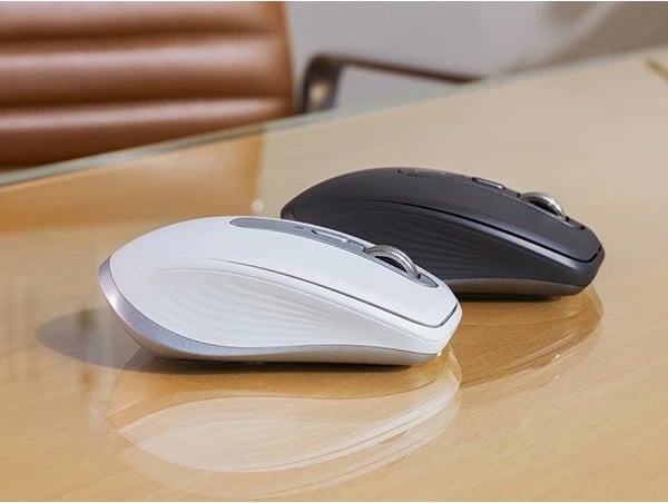 Maus Logitech MX Anywhere 3S për Biznes, Djathtas, Laser, RF Wireless + Bluetooth, 8000 DPI, Grafit