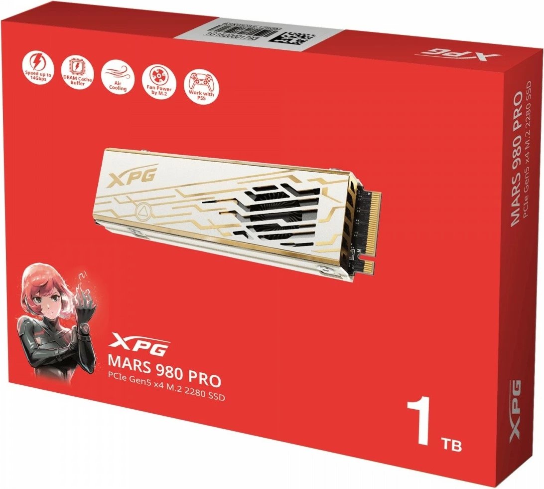 SSD Adata XPG MARS 980 PRO, 1TB, M.2 2280, PCIe 5x4