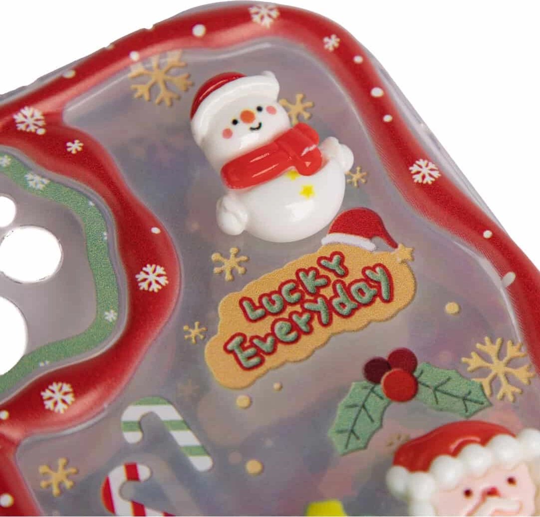 Fotroll për telefon TECH TIME Christmas Edition Red (IP13PRO)