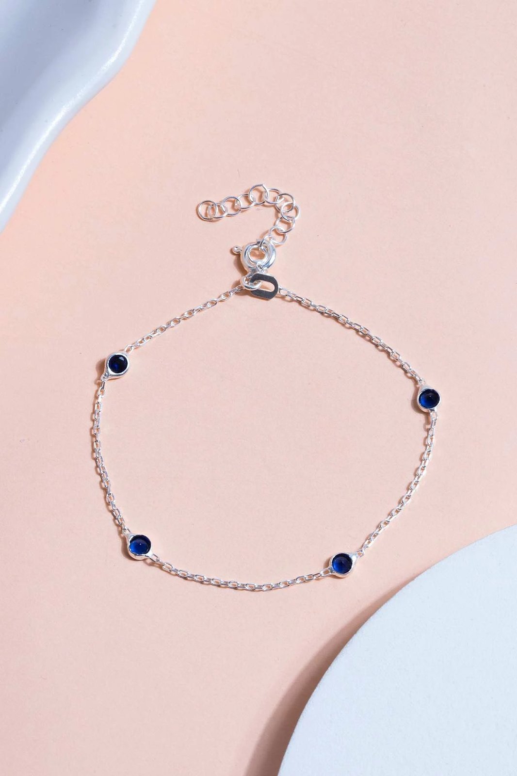 Byzylyk argjendi Jumeon, ngjyrë kaltër e errët, TFNY65229