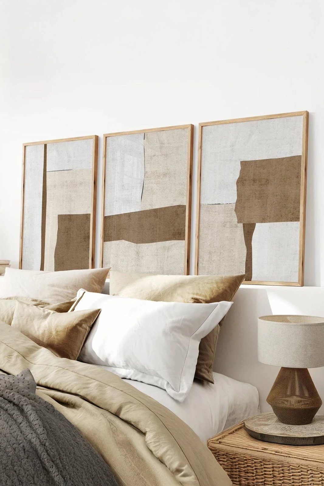 Pikturë dekorative me kornizë (3 copë), Wallity, Ersydata2-70100