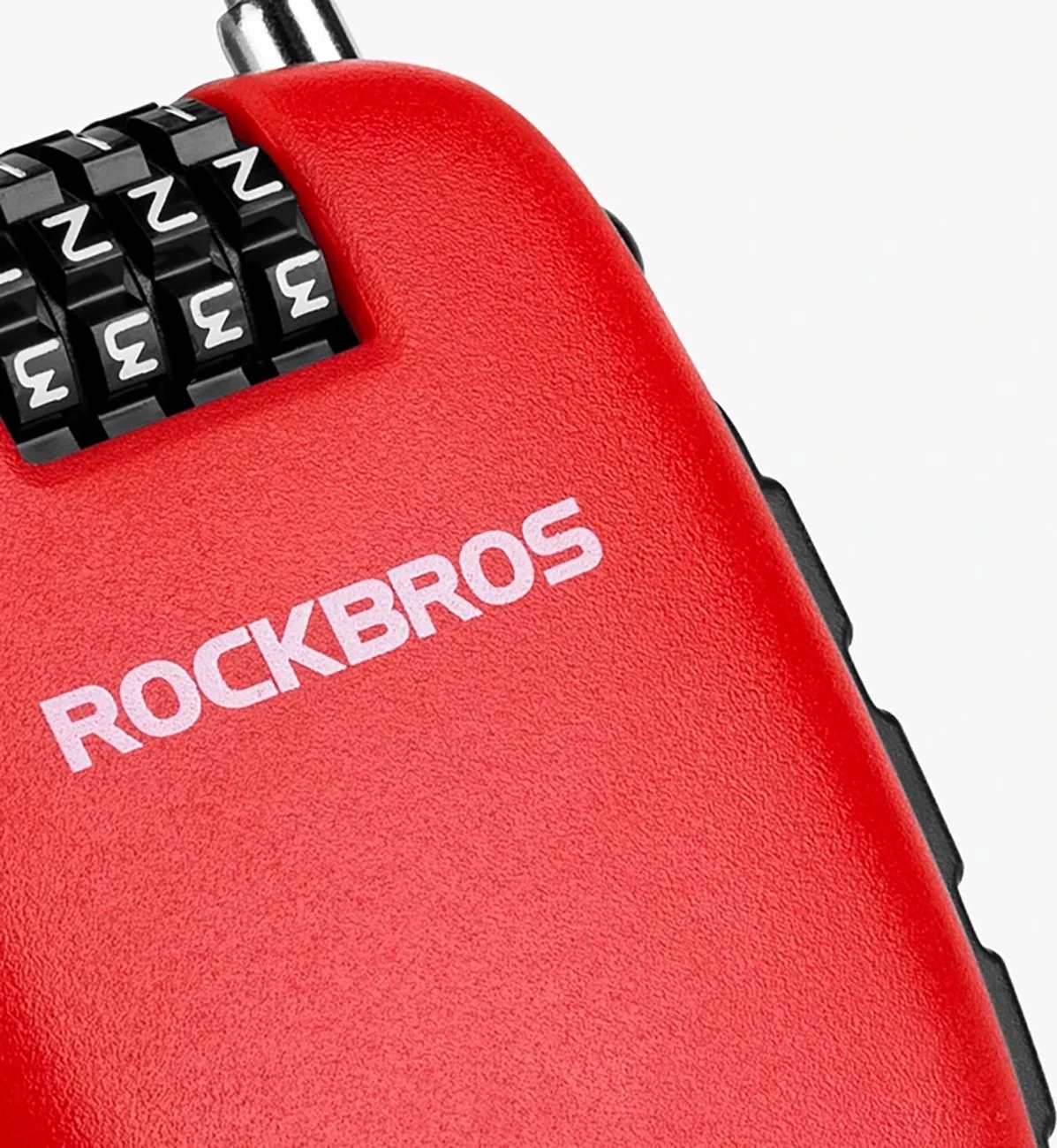 Bravë biçiklete Rockbros 32420981001 me kabllo të tërheqshme, e kuqe